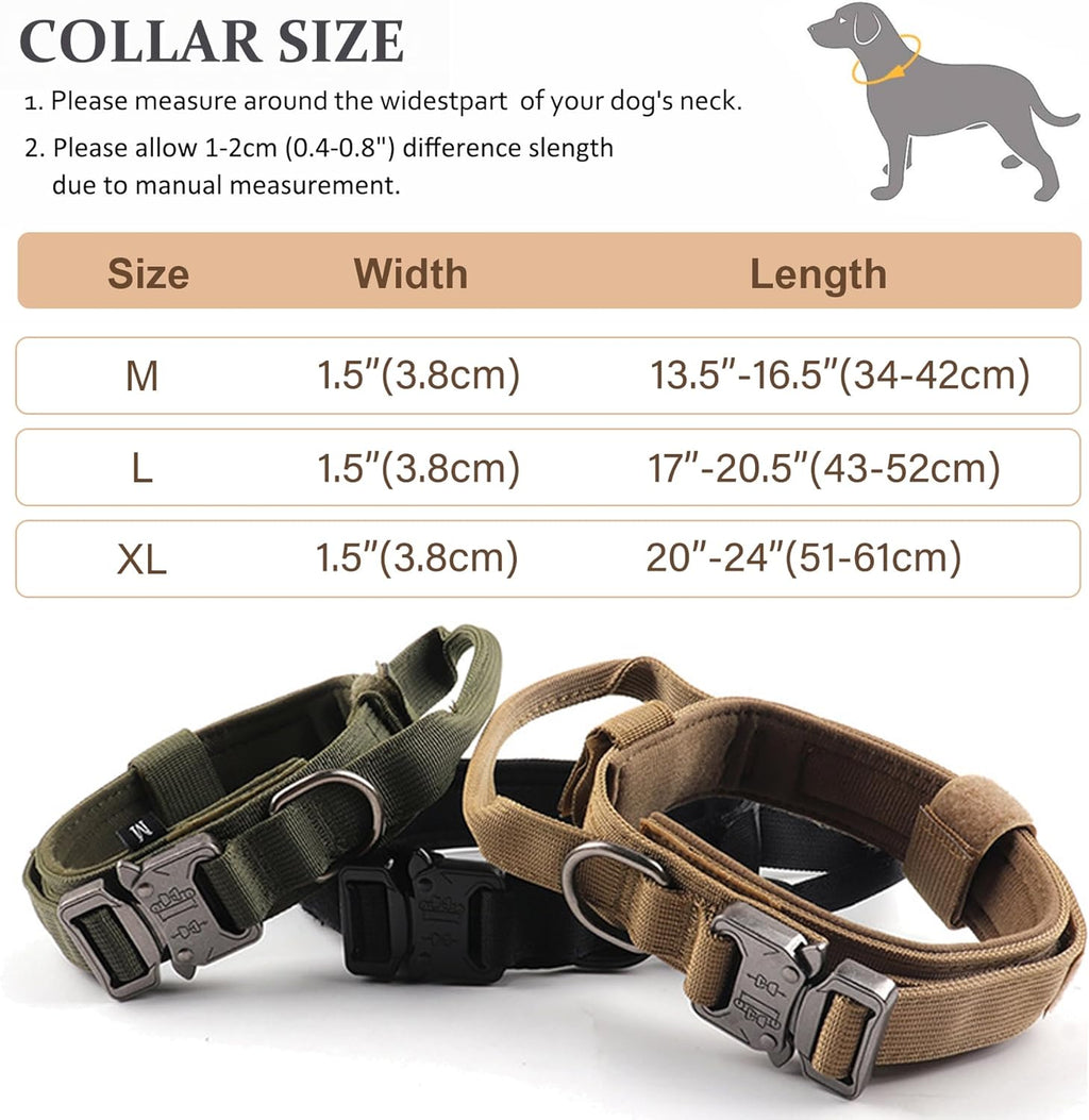 Cadono heavy duty tactical collar side profile