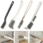 Packaging view of the imported four piece bird poop remover set for small and large enclosures