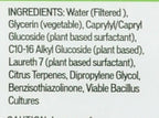 Biokleen enzyme cleaner spray nozzle and cap features