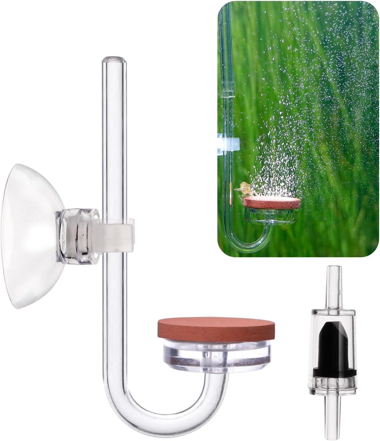 Clscea acrylic hook diffuser showing the injection-molded ceramic disc close up