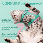 Detail of Rabbitgoo cat harness quick-snap buckles