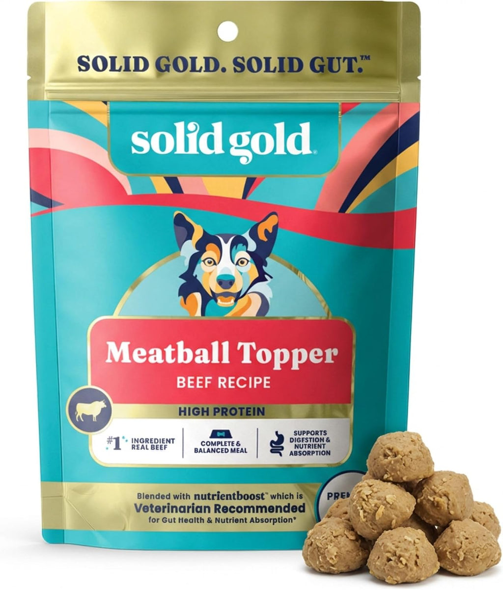 Solid Gold Air Dried Dog Food Toppers for Dry Food - Healthy Dog Treats w/Real Beef & Superfoods - Serve as a Complete Meal, Topper or Treats - Supports Muscle Growth, Immunity & Digestion - 1lb - Image 11