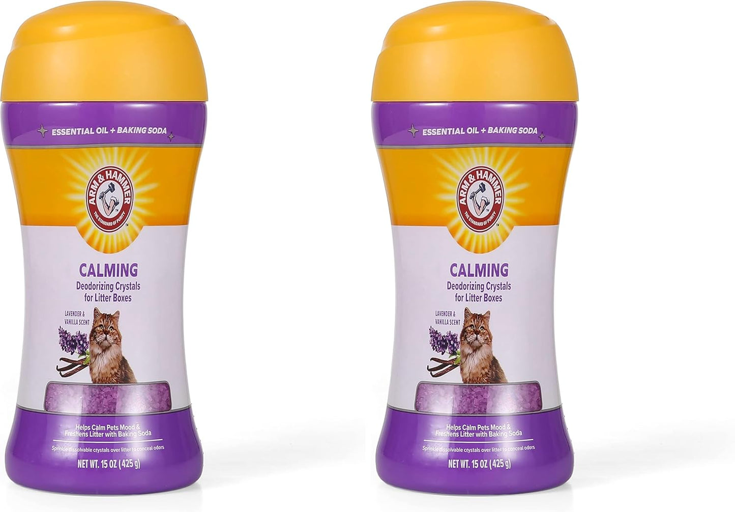 Arm & Hammer Cat Litter Deodorizing Crystals with Baking Soda, Odor Neutralizer, Dissolving Litter Box Deodorizer for Cat Odor Control, Lavender and Vanilla Scent, 15 Oz - Image 10