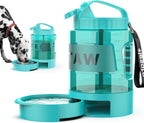 lesotc Portable Dog Travel Water Bottle, 77oz Large Travel Water Bowl for Dogs Camping Hiking Beach Hunting Essentials, Big Pet Bottles Bowl Water Dispenser for On The Go Park Car Walking Accessories - Image 10