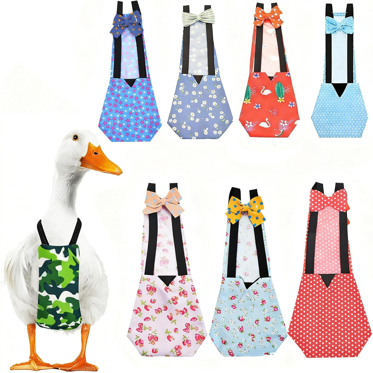 Qbleev reusable duck nappy displaying waterproof inner lining