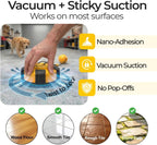 Wulwulth interactive pet enrichment toy laid out flat to show the complete rope and suction assembly.