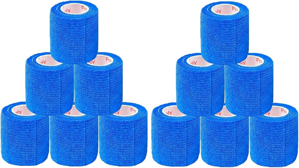 Vet Wrap Wrap Tape (Teal with Paw Prints) (2 Pack) (2 Inch x 15 feet) Self Adhesive Adherent Adhering Cohesive Flex Self Stick Bandage Grip Roll Dog Cat Pet Horse - Image 13