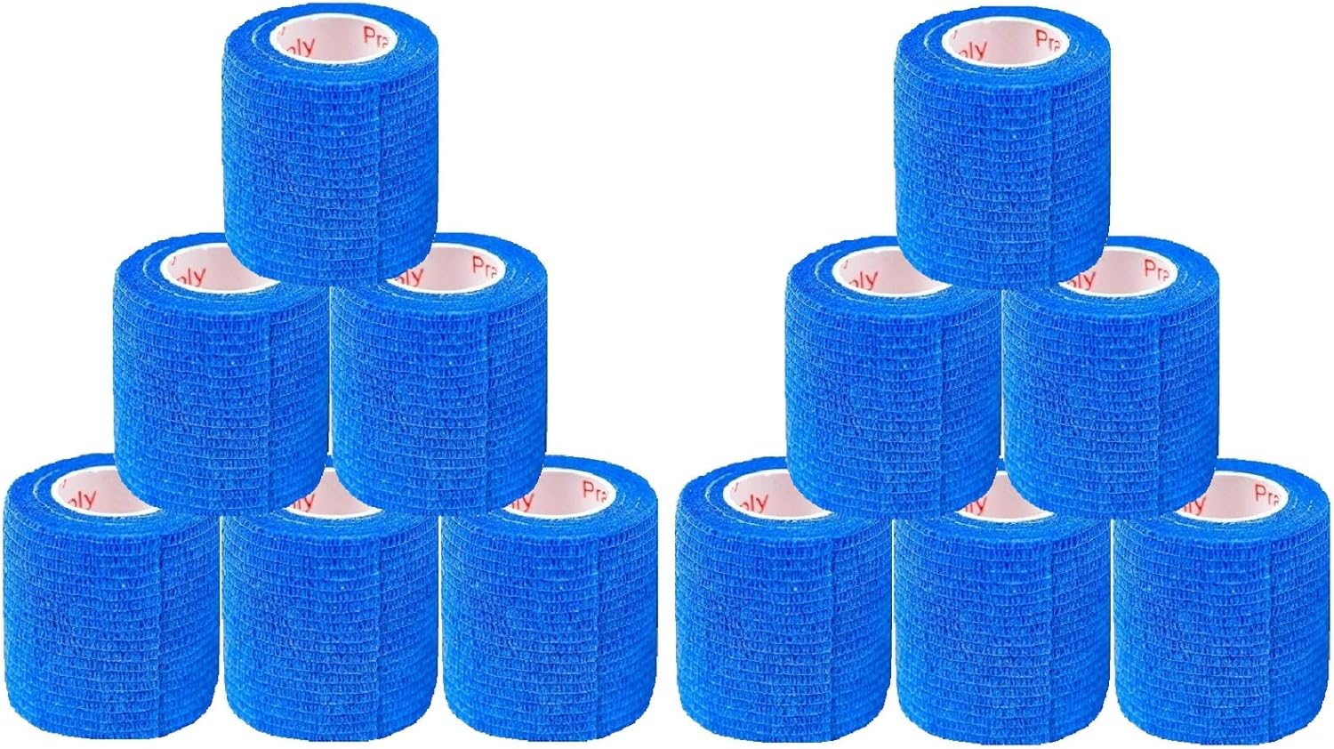 Vet Wrap Wrap Tape (Teal with Paw Prints) (2 Pack) (2 Inch x 15 feet) Self Adhesive Adherent Adhering Cohesive Flex Self Stick Bandage Grip Roll Dog Cat Pet Horse - Image 13