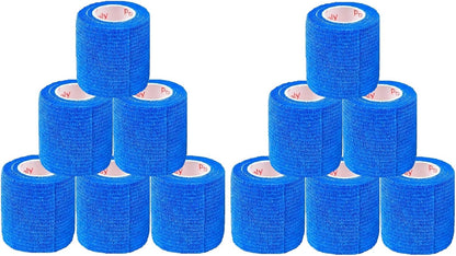 Vet Wrap Wrap Tape (Teal with Paw Prints) (2 Pack) (2 Inch x 15 feet) Self Adhesive Adherent Adhering Cohesive Flex Self Stick Bandage Grip Roll Dog Cat Pet Horse - Image 13