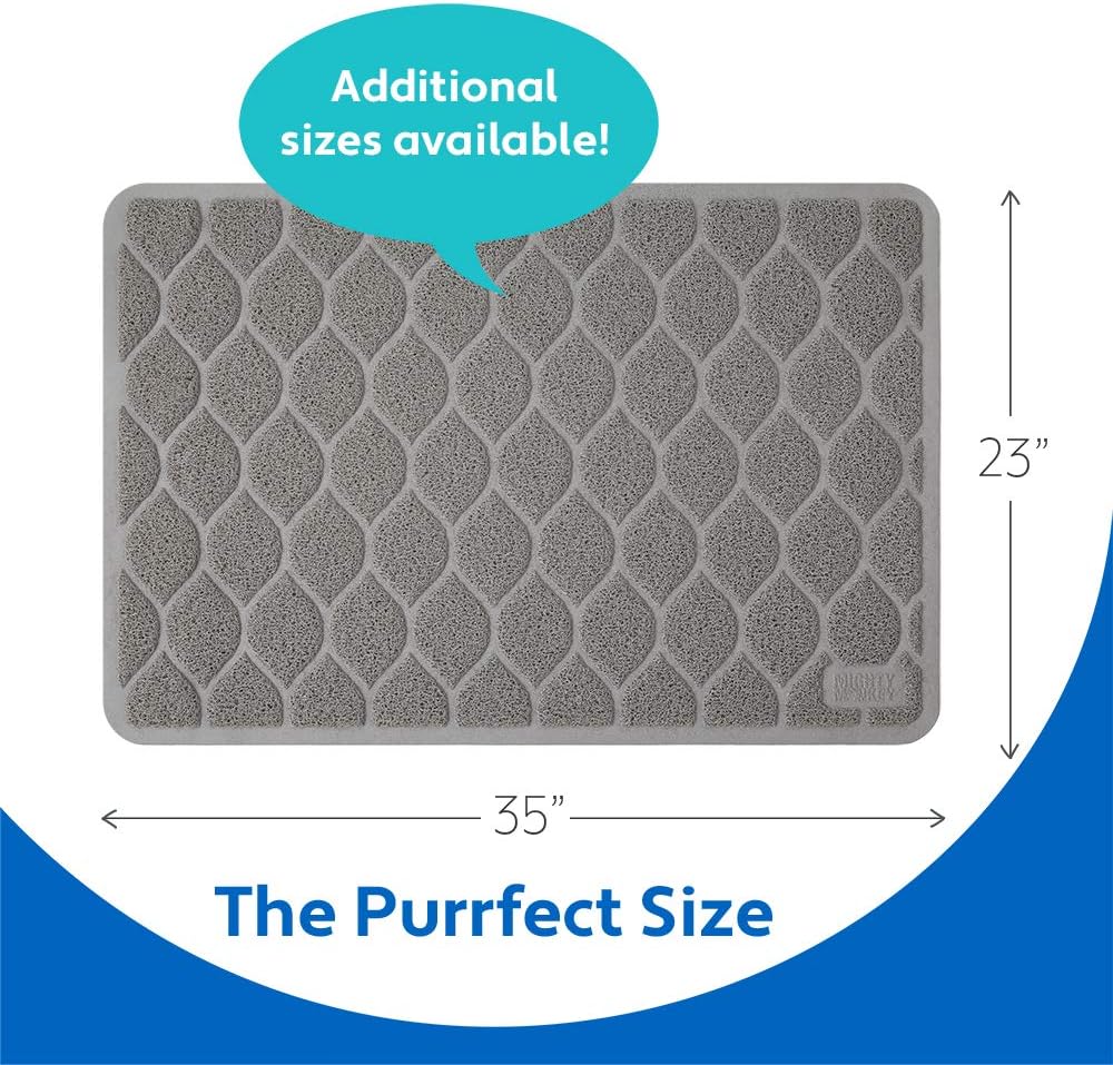 Mighty Monkey heavy duty litter mat folded or laid flat