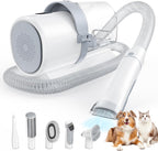 DUMOS Pet Grooming Vacuum Kit, 3 Adjustable Suction Modes, 5 Professional Grooming Tools with Low Noise Dog, 10000PA Cat Hair Clippers for Home Cleaning, 2.5L, Ivory - Image 9