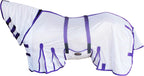 White and purple airflow mesh horse blanket full coverage