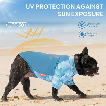 Two pack Kyeese cooling sun shirts for small dogs