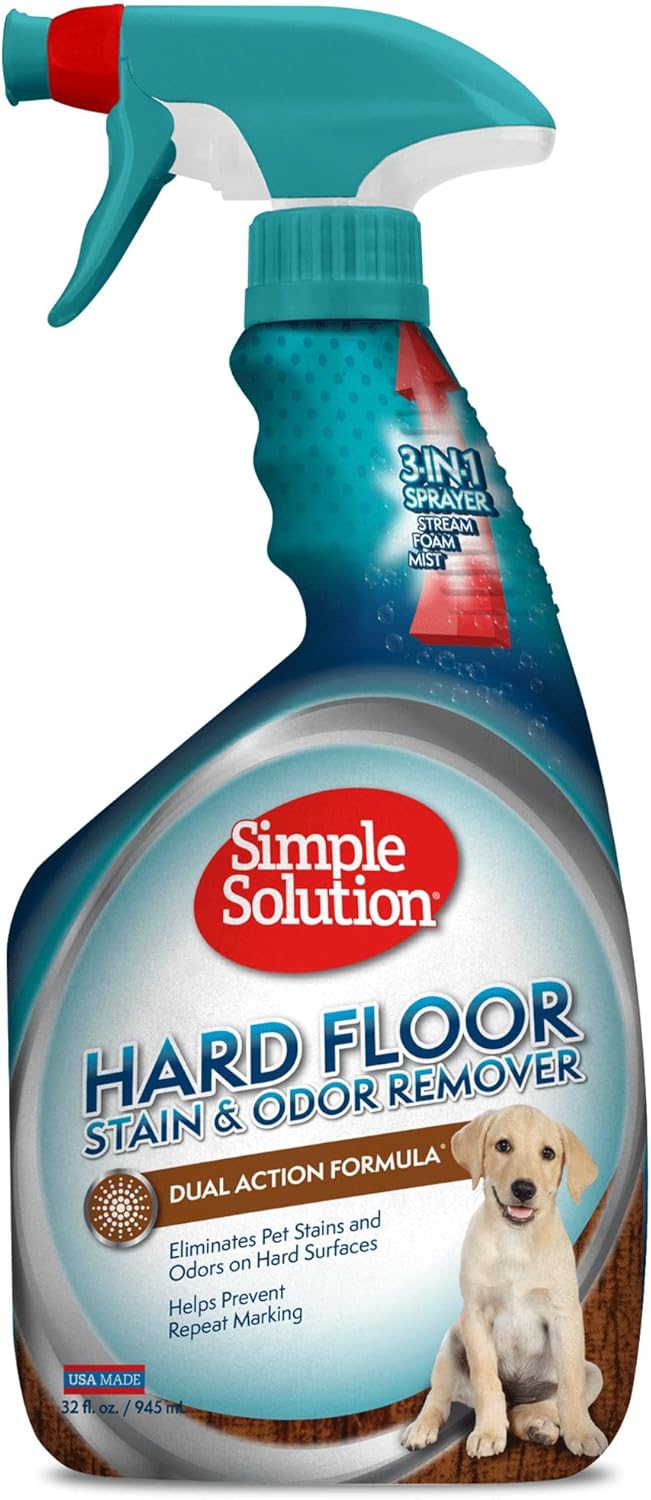 Professional pet odor eliminator for hard floors by Simple Solution