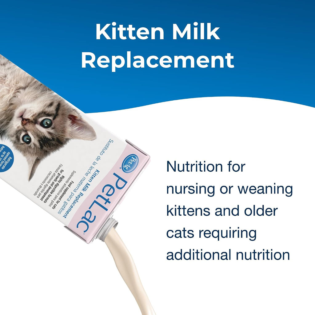 PetAg PetLac Kitten Milk Replacer label details and nutritional information