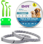 BKRMART dog flea and tick collar 2 pack in circular tin