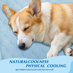 Mannice premium imported pet cooling mat side view showcasing layer thickness