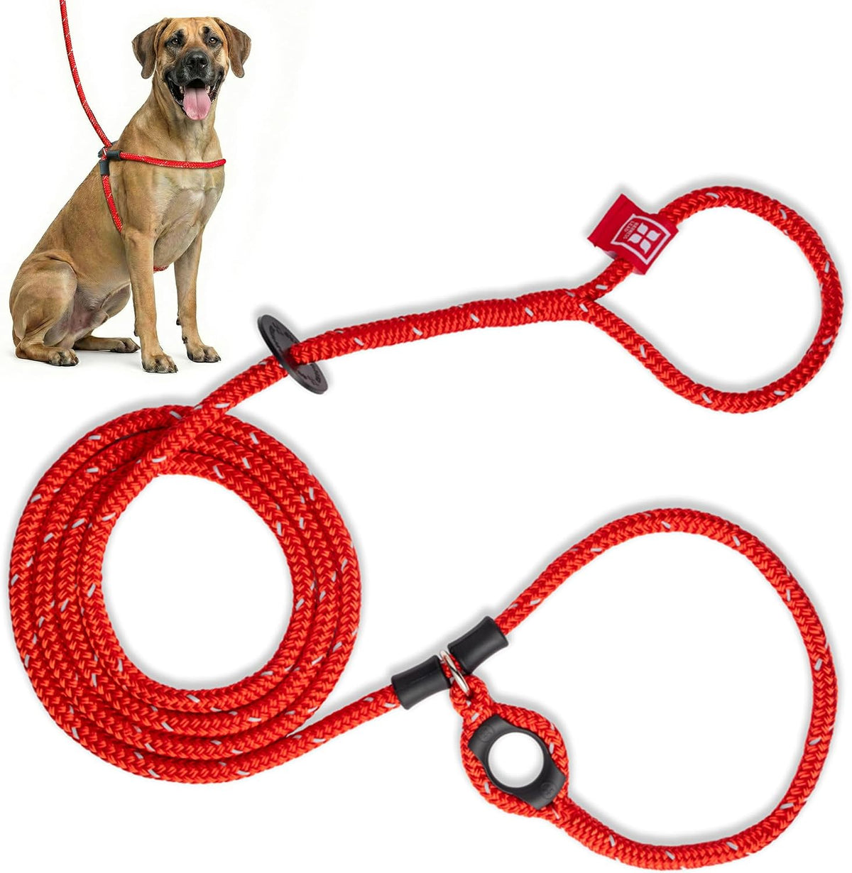 Harness Lead Escape Resistant, Reduces Pull Dog Harness, Medium/Large, Black - Image 10
