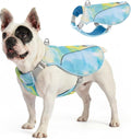 Kyeese Dog Cooling Vest front view in blue