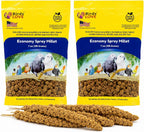 Birds LOVE(R) Millet Tips & Tails for Birds - Premium Spray Millet Treat, Non-GMO, USA Grown - Natural Bird Food for Parakeets, Cockatiels, Budgies, Lovebirds, Finches, Canaries & Parrots - 1 lb - Image 10