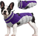 FUAMEY Dog Coat for Medium Dogs,Waterproof Dog Winter Jacket with Harness Built in Puppy Cold Weather Coats Reflective Pet Vest with Zipper Warm Fleece Dogs Snowsuit Windproof Red M - Image 12