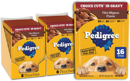 Pedigree Choice Cuts in Gravy Adult Wet Dog Food 30-Count Beef Flavor Variety Pack, 3.5 oz. Pouches - Image 13