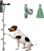 Dog Bells to Go Outside & Puppy Potty Training, Adjustable Dog Door Bell Ring to Go Potty, Handmade with Premium Yarn. Twisted Style, Beige - Image 9