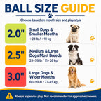 Mesh drawstring bag included with Insum dog balls