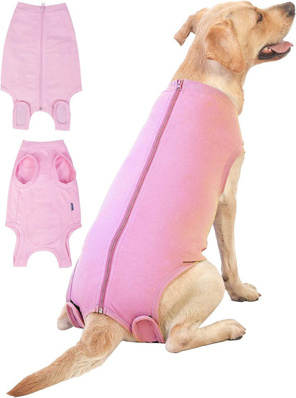 Dog Surgery Recovery Suit - After Spay, Abdominal Wounds Post Surgical Recovery, Anti Licking Breathable Dog Onesies for Small, Medium & Large Pet, Alternative Bandages Cone E-Collar - Image 10