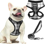 PUPTECK Soft Mesh Dog Harness Small Sized and Leash Set Pet Puppy Cat Comfort Padded Vest No Pull Harnesses, Beige, S - Image 13