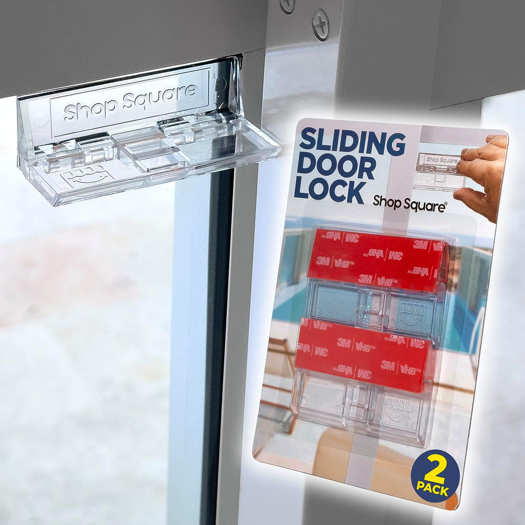 Shop Square sliding door safety locks front view