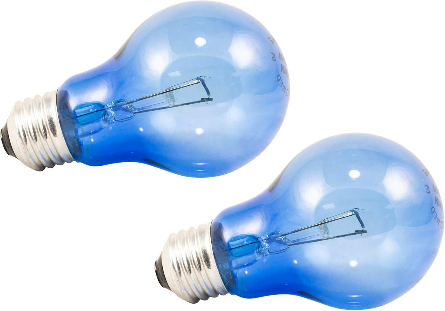 Incandescent daylight blue bulb for tropical and temperate reptiles.