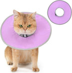 Avont Soft Cat Cone Collar, Lightweight Kitten Cone After Surgery, Comfortable E-Collar Alternative for Small Medium Large Cats to Stop Licking, Water-Resistant & Foldable Design -Green(M) - Image 9