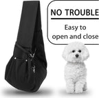 Comfortable adjustable pet sling bag for walking