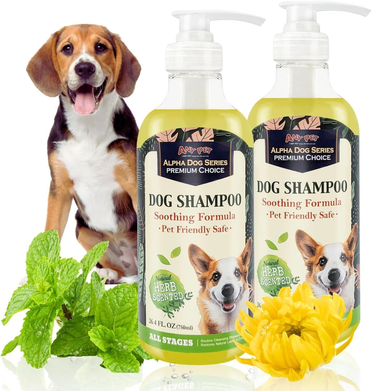 Bright White Grooming Natural Dog Shampoo and Conditioner with Aloe Vera, pH balanced Shampoo for Dogs, Tear-Free, Moisturizing Dog Shampoo for Sensitive Skin - 26.4 Oz - Image 14