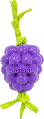Catstages Strawbabies Dental Cat Chew Toy with Catnip & Feathers, 3-Pack - Image 12