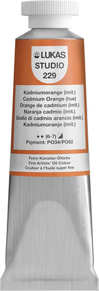 Lukas Studio Artist Oil Color Paints - High-pigment oil paint made with natural binder for artist, painting, & more! - [Raw Sienna - 200 mL] - Image 12