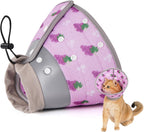 Avont Cat Cone Collar Soft to Stop Licking, Adjustable Foldable Lightweight Kitten Recovery Collar After Surgery for Small Dogs, Elizabeth Cone of Shame Alternative -Orange(S) - Image 10