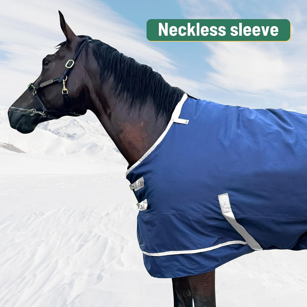 Detachable neck cover for Niutrip horse blanket