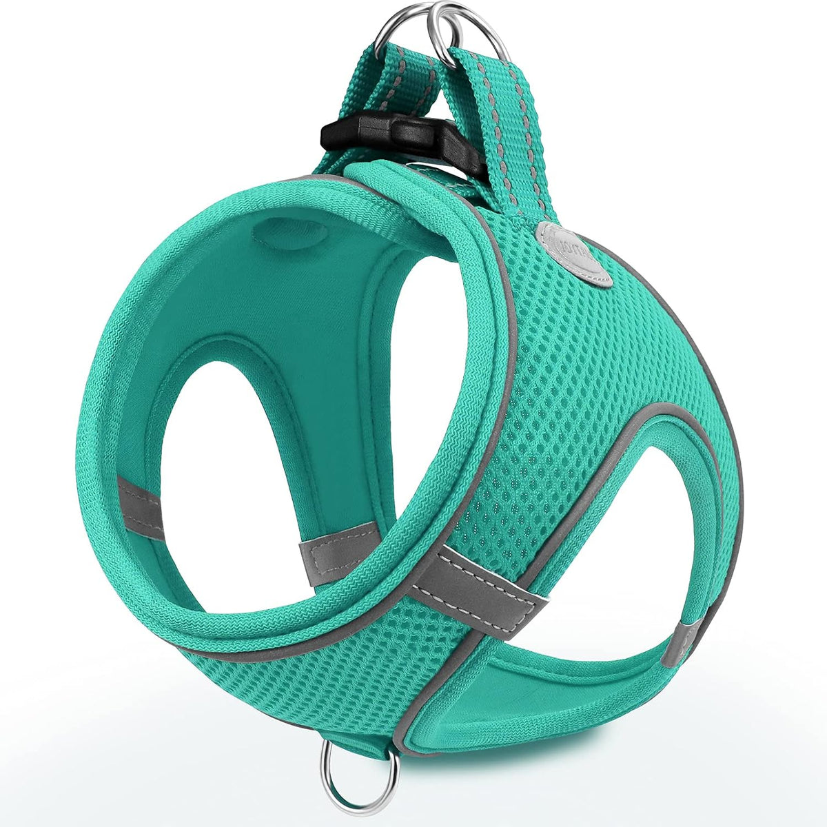 Joytale Small Dog Harness, Breathable Mesh Step-in Vest, Reflective Soft Padded Harnesses for Small and Medium Dogs, Black, M - Image 11