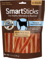 SmartBones SmartSticks With Real Peanut Butter, Rawhide-Free Chews for Dogs, 25 Count - Image 15