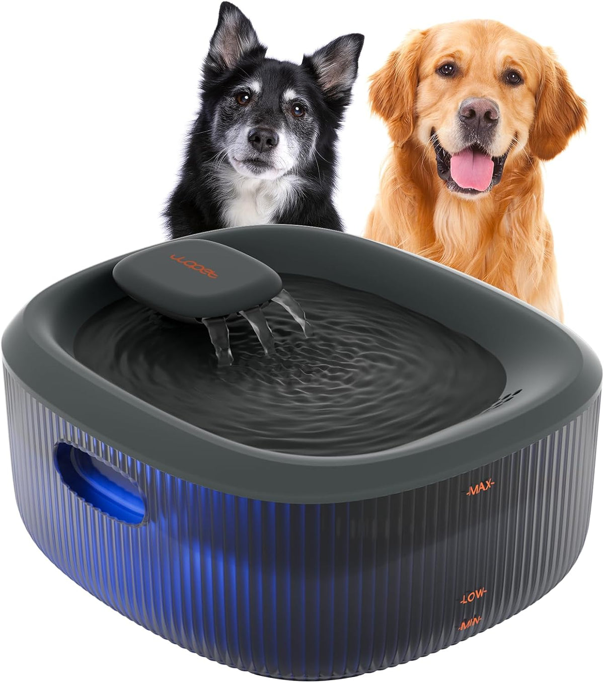 WOPET Dog Water Fountain for Large Dogs, 6L/205oz/1.7Gal Automatic Dog and Cat Water Fountain, Pet Water Dispenser with 2 Filters, Ultra-Quiet Pump, Great for Large Dogs Cats and Multi-Pet Home - Image 14