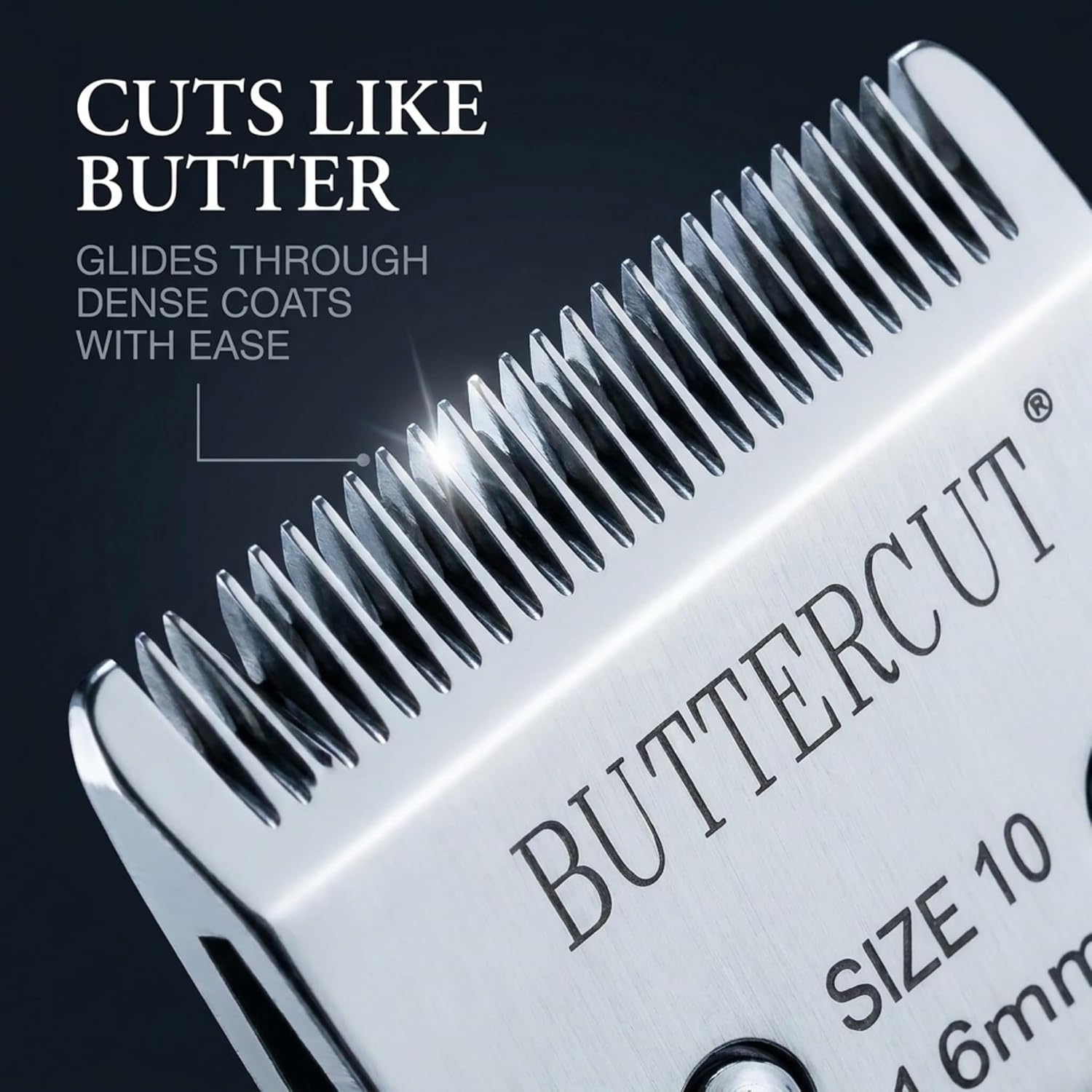 Back view showing the universal Type A5 detachable bracket mechanism of the clipper blade