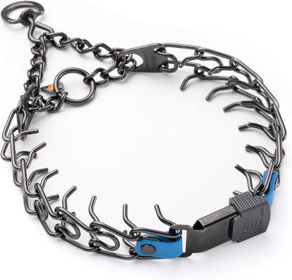 Herm Sprenger Prong Collar 3.0 mm Quick Release with Short Links & Swivel for Easy Use & Biothane Insert | Black Stainless Steel Dog Training Pinch Collar for Dogs, 20in (Necks up to 16-17in) (Black) - Image 10