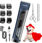 Small Dog Grooming Kit, 4 in 1 Electric Dog Trimmer for Grooming, Low Noise Dog Nail Trimmer, Cordless Pet Clippers for Dogs Cats, Grooming Paws, Eyes, Ears, Face, Hip Hairl (D-Blue) - Image 9