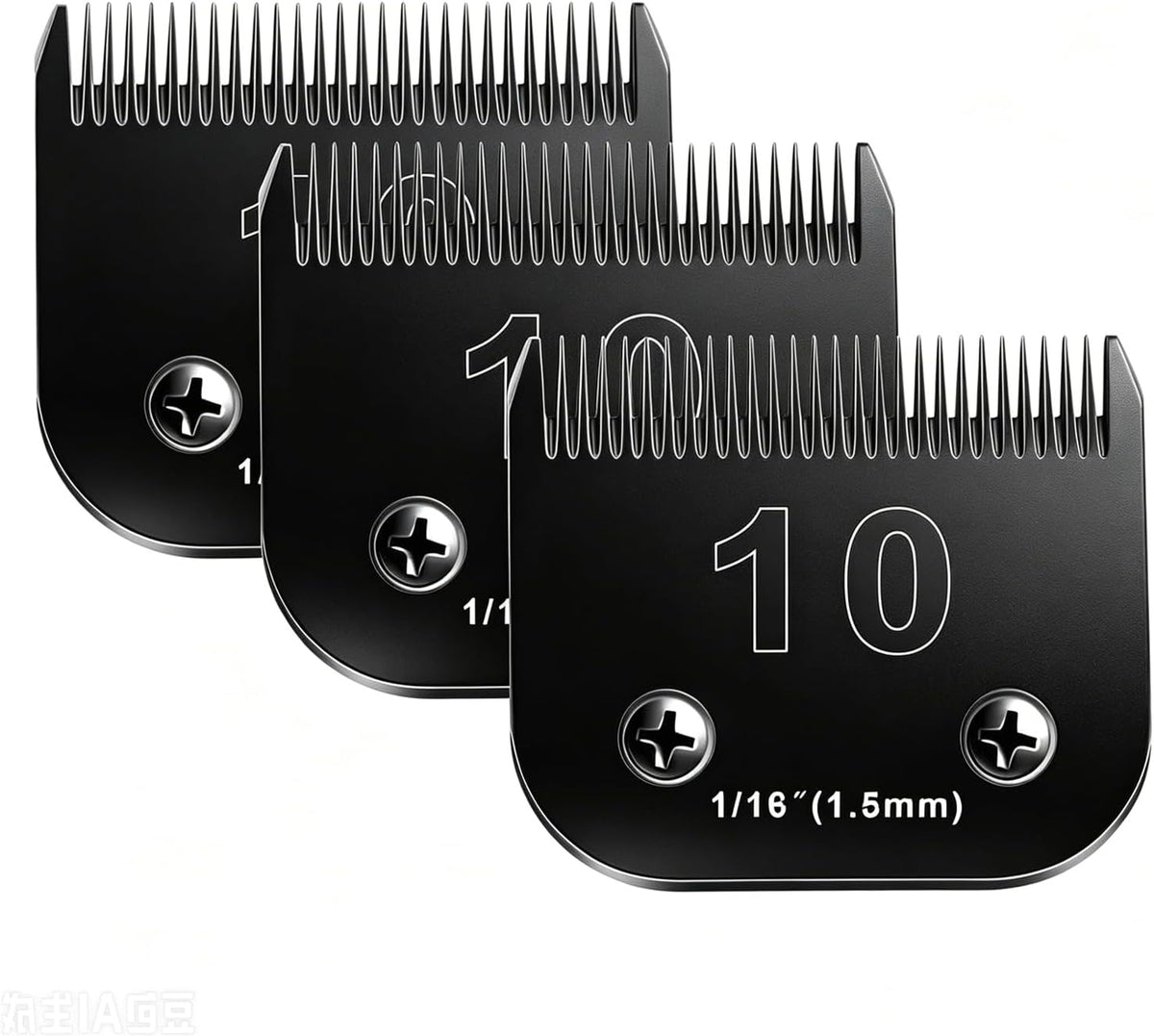 6pcs Dog Grooming Replacement Blades Compatible with Andis/Oster A5/Wahl KM-10 Series Dog Clippers,Detachable Clipper Replacement Blade,Black (6PCS Black-#10+30+3FC+4FC+5FC+7FC) - Image 11