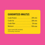 Authentic American blind box cat treats nutritional facts label