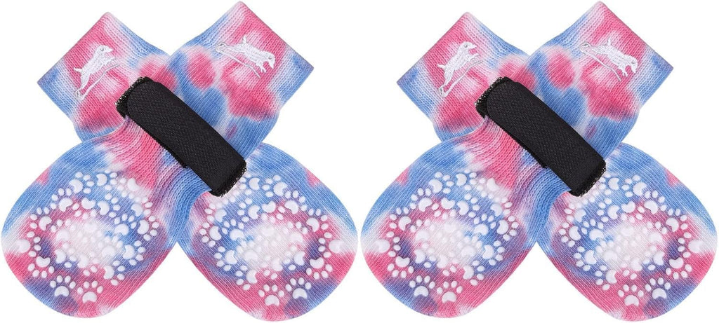 Side profile of breathable knit fabric dog socks