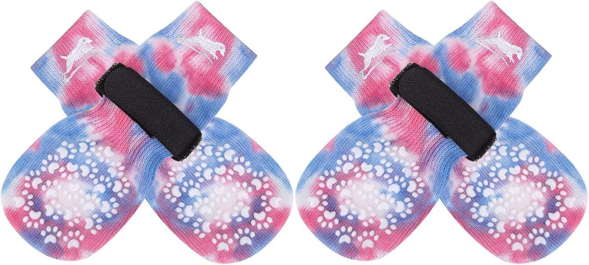 Side profile of breathable knit fabric dog socks