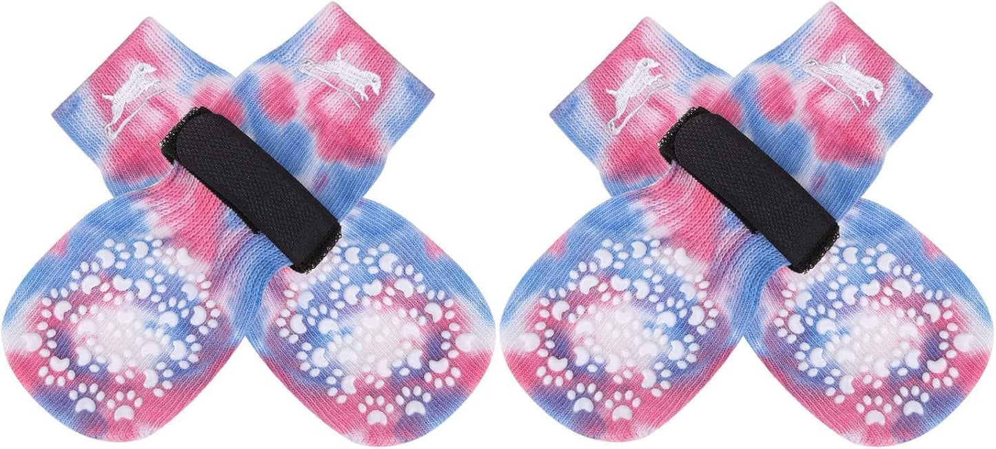 EXPAWLORER Anti Slip Dog Socks to Prevent Licking Paws, Dog Shoes for Hot Pavement, Dog Booties for Small Medium Large Senior Dogs, Traction Control Boots & Paw Protectors for Hardwood Floors - Image 9